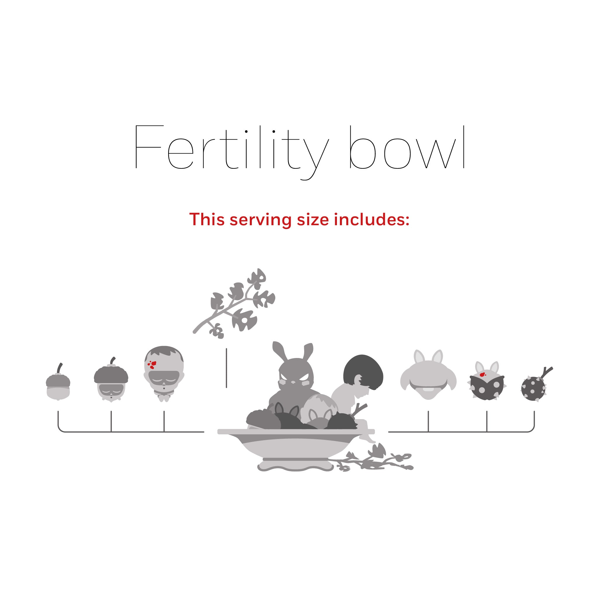 #CHOOSE YOUR EDITION_Pain Fertility Bowl [9 Sculptures + Fruit Bowl]